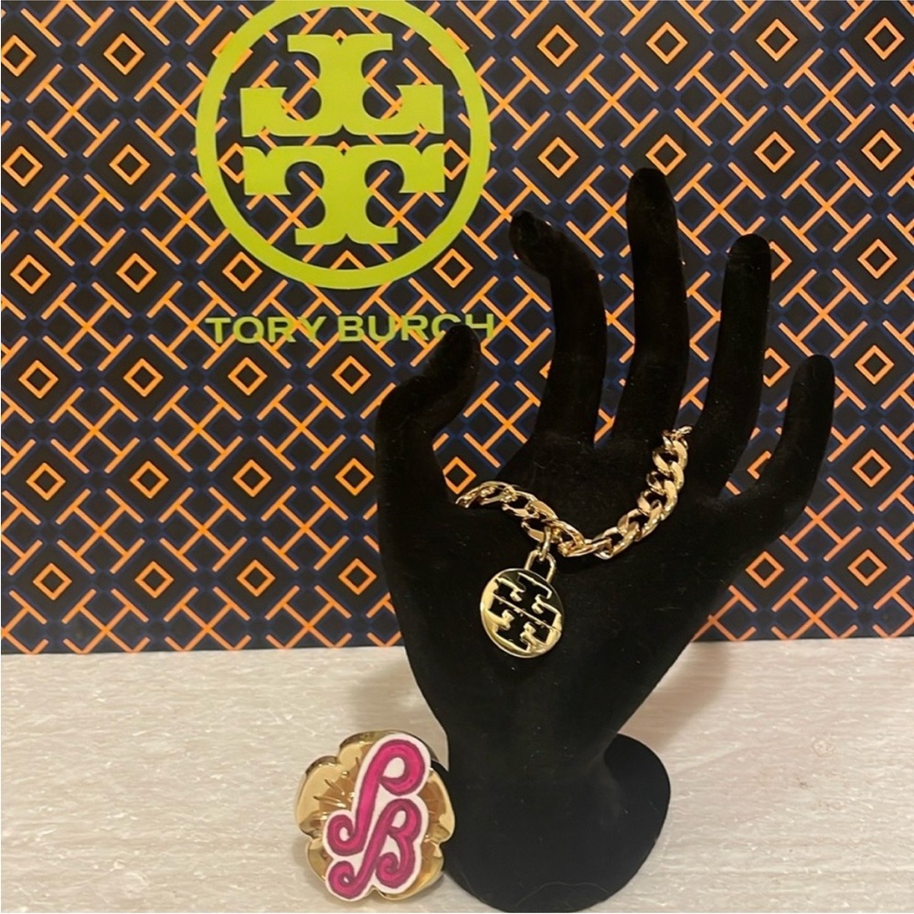 NEW✨Tory Burch Round logo bracelet